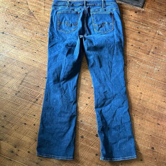 Silver distressed Avery Slim boot western 38x33 jeans - Picture 3 of 3